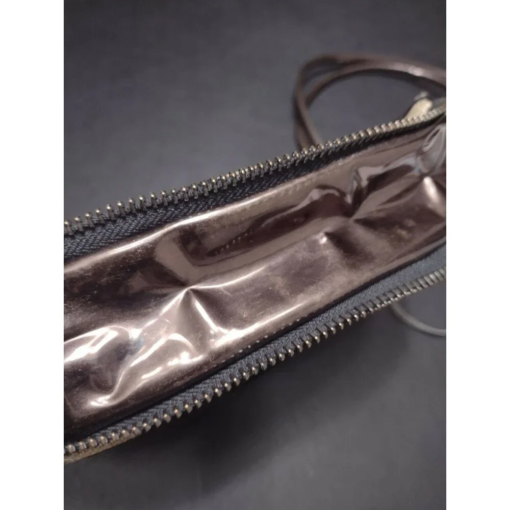 Sharif black and tan embroidered bag